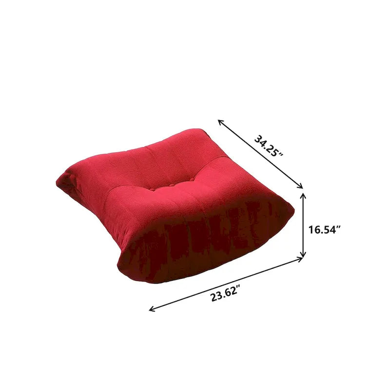 Ensembles de canapés décontractés en tissu teddy pour la chambre et le salon, fauteuil poire confortable et canapé de sol