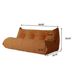 Ensembles de canapés décontractés en tissu teddy pour la chambre et le salon, fauteuil poire confortable et canapé de sol