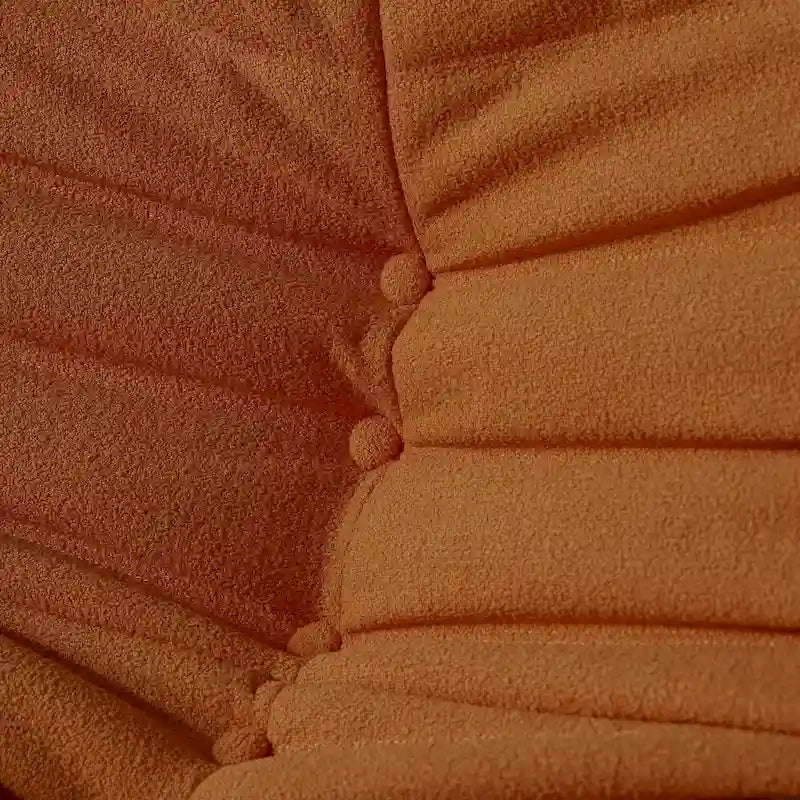 Ensembles de canapés décontractés en tissu teddy pour la chambre et le salon, fauteuil poire confortable et canapé de sol