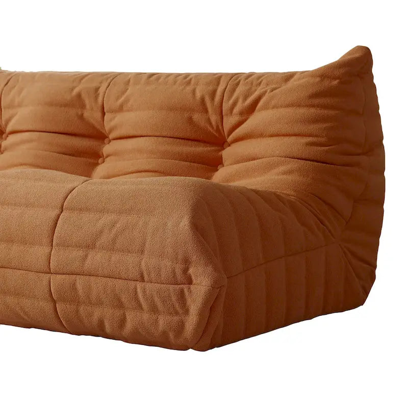 Ensembles de canapés décontractés en tissu teddy pour la chambre et le salon, fauteuil poire confortable et canapé de sol