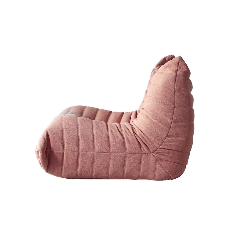Ensembles de canapés décontractés en tissu teddy pour la chambre et le salon, fauteuil poire confortable et canapé de sol