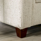 Mecia 2-teiliges Sofaset aus Chenille mit gerollten Armlehnen von Furniture of America