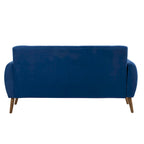 Porthos Home Rya kleiner Zweisitzer, Sofa, Stoff, Kautschukholz
