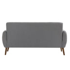 Porthos Home Rya kleiner Zweisitzer, Sofa, Stoff, Kautschukholz