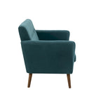 Porthos Home Rya kleiner Zweisitzer, Sofa, Stoff, Kautschukholz