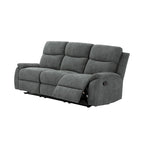 Ensemble de canapé inclinable de salon Ronald en similicuir, style transitionnel