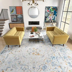 Kartal Mid Century Velvet Sofa Set in
