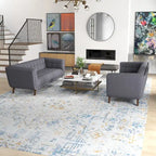 Ensemble de canapé en velours Kartal, moderne du milieu du siècle, en