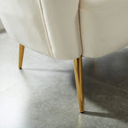 Albany moderner, gesteppter Zweisitzer aus Samt-Mikrofaser von Silver Orchid