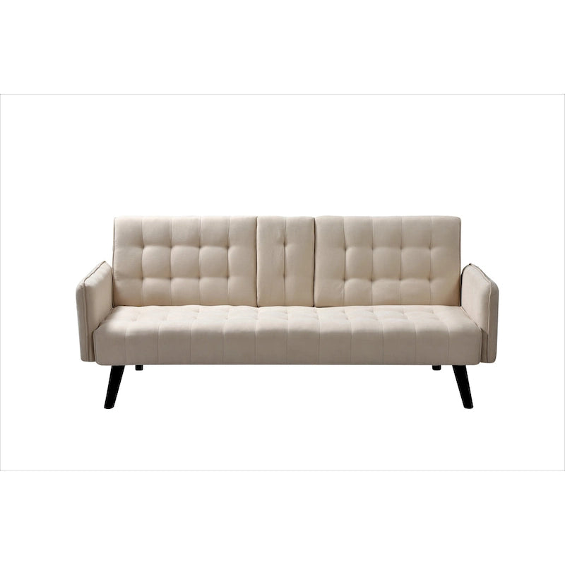 Hash Tufted Upholstered Futon Sleeper