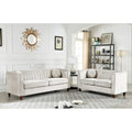 Arvilla Velvet Kitts klassisches Chesterfield-Wohnzimmer-Set