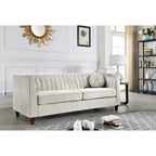 Arvilla Velvet Kitts klassisches Chesterfield-Wohnzimmer-Set