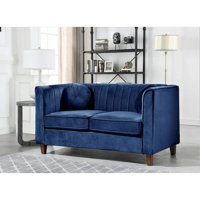 Arvilla Velvet Kitts klassisches Chesterfield-Wohnzimmer-Set