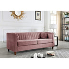 Arvilla Velvet Kitts klassisches Chesterfield-Wohnzimmer-Set