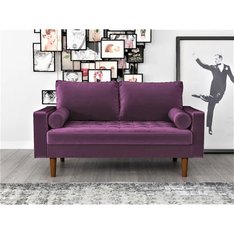 US Pride Lopez mid-century 2-zitsbank