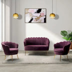 Xabier 52-Zoll-3-teiliges Wohnzimmer-Set von HULALA HOME