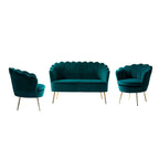 Xabier 52-Zoll-3-teiliges Wohnzimmer-Set von HULALA HOME