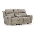 Signature Design by Ashley Lavenhorne verstelbare loveseat met console - 77W x 42D x 43H