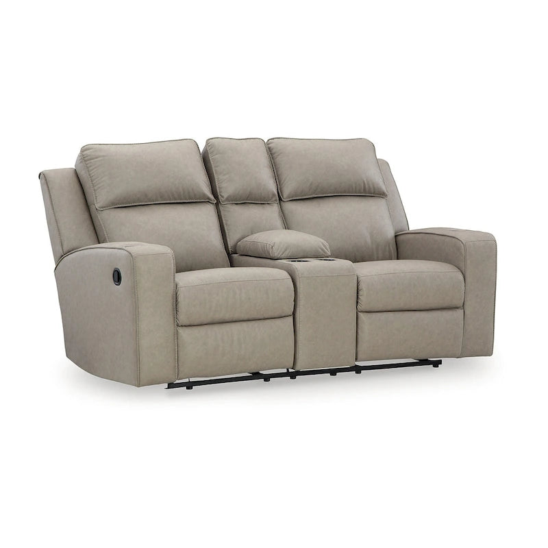 Signature Design by Ashley Lavenhorne verstelbare loveseat met console - 77W x 42D x 43H