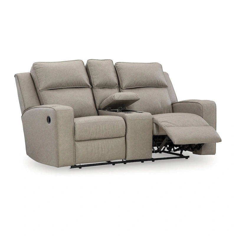 Signature Design by Ashley Lavenhorne verstelbare loveseat met console - 77W x 42D x 43H