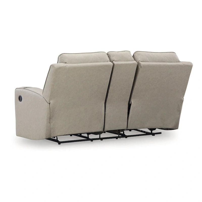 Signature Design by Ashley Lavenhorne verstelbare loveseat met console - 77W x 42D x 43H