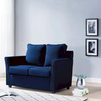 Sofá biplaza tapizado contemporáneo con brazos acampanados Golt de Furniture of America