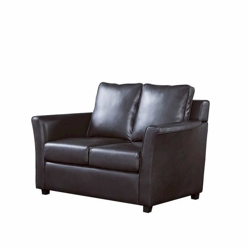Sofá biplaza tapizado contemporáneo con brazos acampanados Golt de Furniture of America
