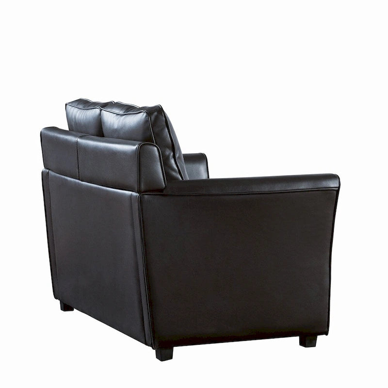 Sofá biplaza tapizado contemporáneo con brazos acampanados Golt de Furniture of America