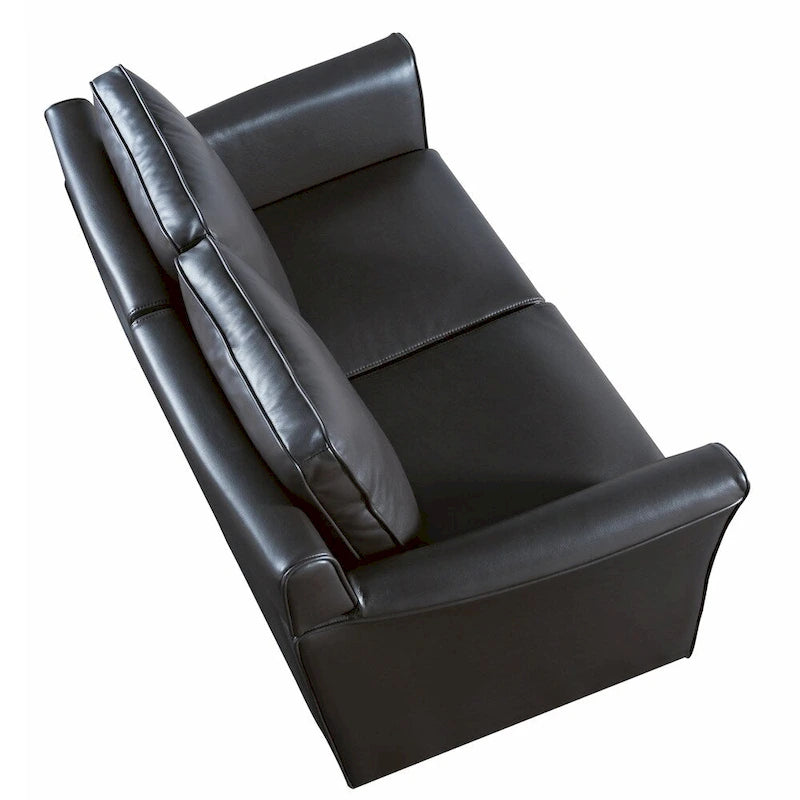Sofá biplaza tapizado contemporáneo con brazos acampanados Golt de Furniture of America