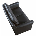 Sofá biplaza tapizado contemporáneo con brazos acampanados Golt de Furniture of America