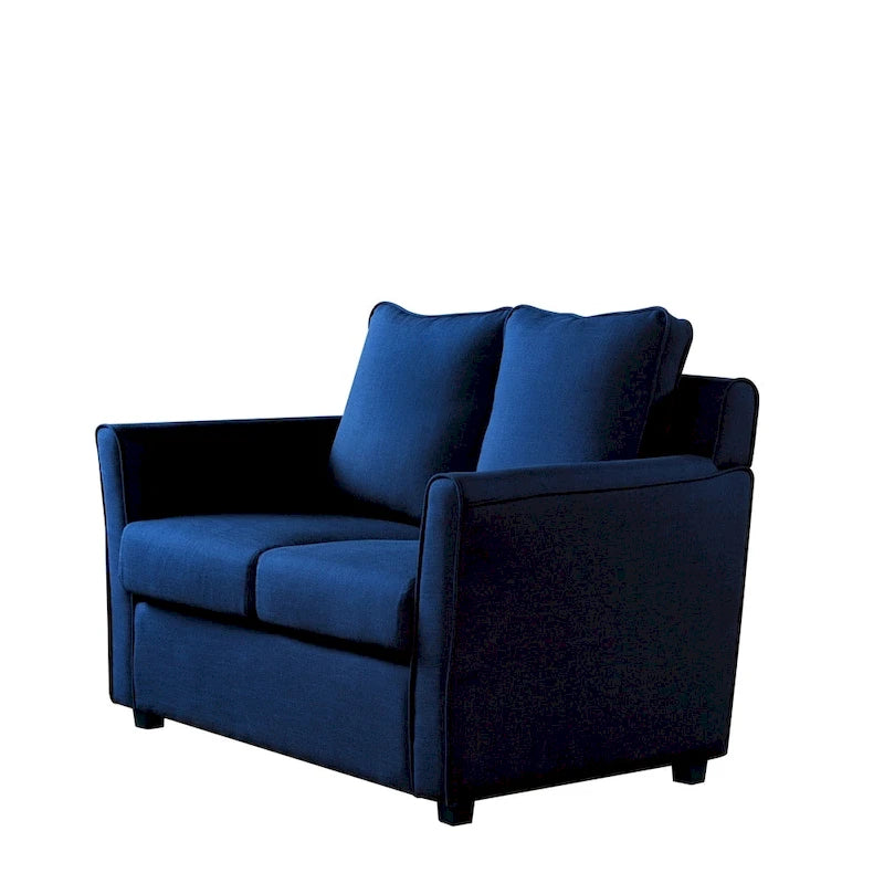 Sofá biplaza tapizado contemporáneo con brazos acampanados Golt de Furniture of America