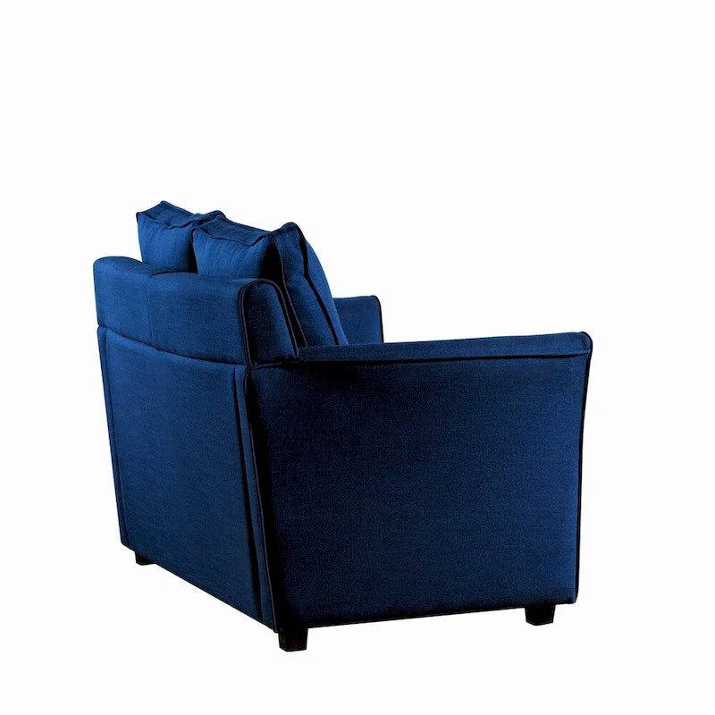 Sofá biplaza tapizado contemporáneo con brazos acampanados Golt de Furniture of America