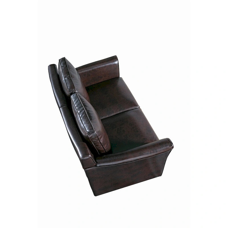 Sofá biplaza tapizado contemporáneo con brazos acampanados Golt de Furniture of America