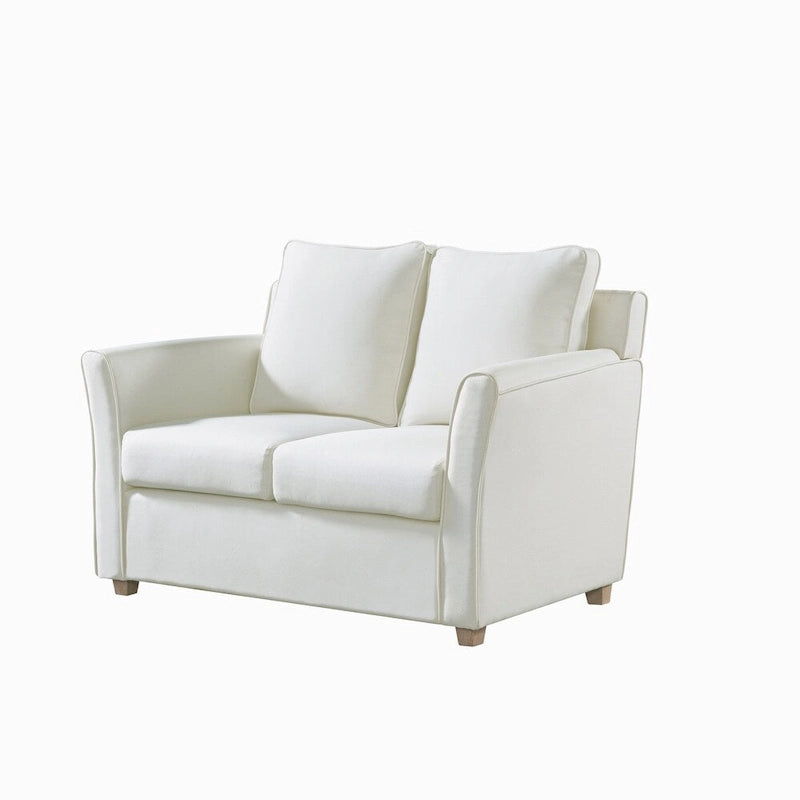 Sofá biplaza tapizado contemporáneo con brazos acampanados Golt de Furniture of America