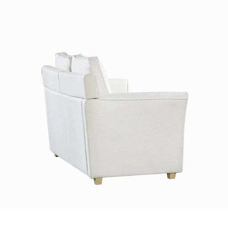 Sofá biplaza tapizado contemporáneo con brazos acampanados Golt de Furniture of America