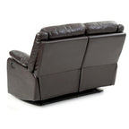 Podwójnie rozkładana sofa dwuosobowa Ward ze skóry ekologicznej
