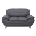 Bezogenes Zweisitzersofa Michael Segura aus Kunstleder – N/A