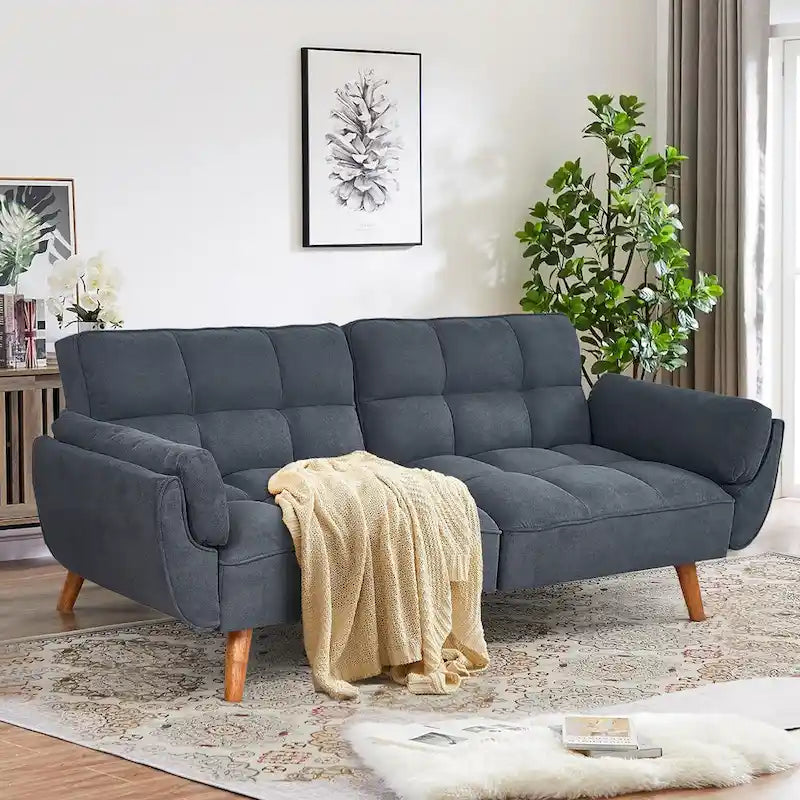 Kanapé a nappaliba, kétszemélyes kanapé és futon kis helyiségekbe, hálószobába, lakásba, garzonba