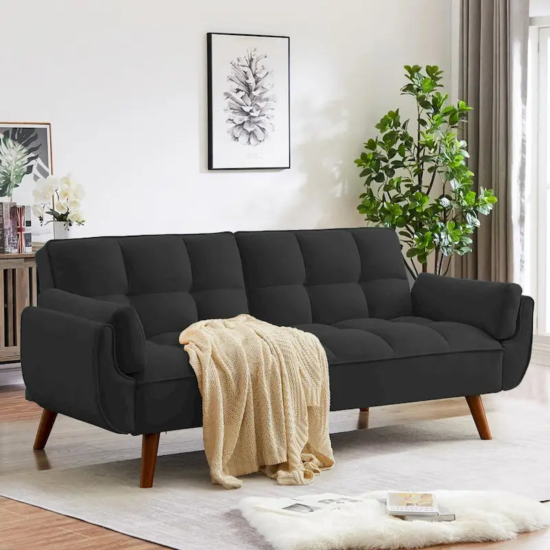 Kanapé a nappaliba, kétszemélyes kanapé és futon kis helyiségekbe, hálószobába, lakásba, garzonba