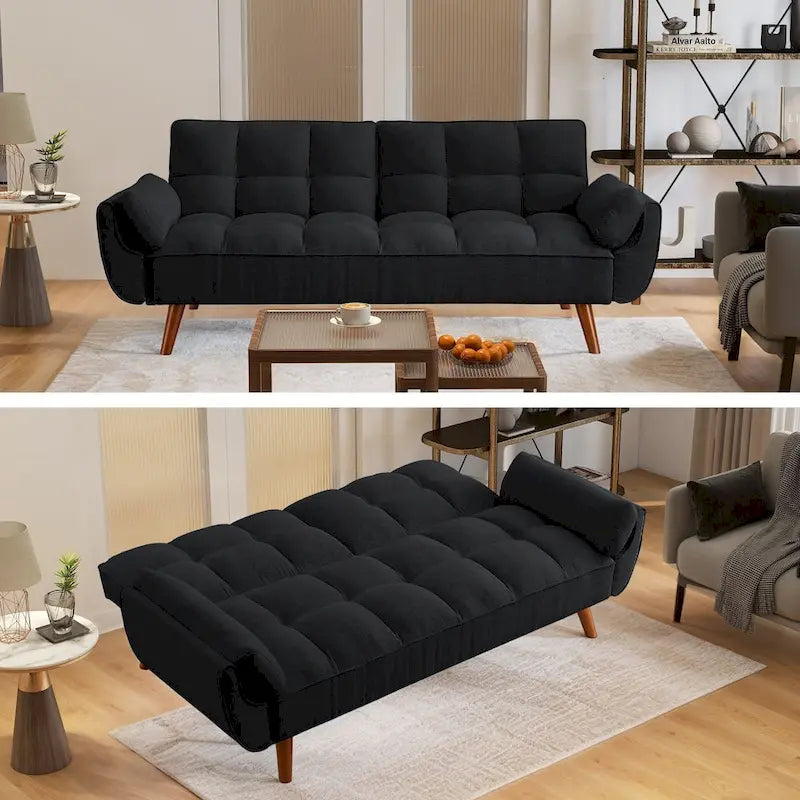 Kanapé a nappaliba, kétszemélyes kanapé és futon kis helyiségekbe, hálószobába, lakásba, garzonba