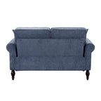 Ensemble de salon 2 pièces traditionnel en chenille à accoudoirs roulés Igny par Furniture of America