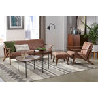 Juego de sala de estar de madera maciza Bianca de Simple Living