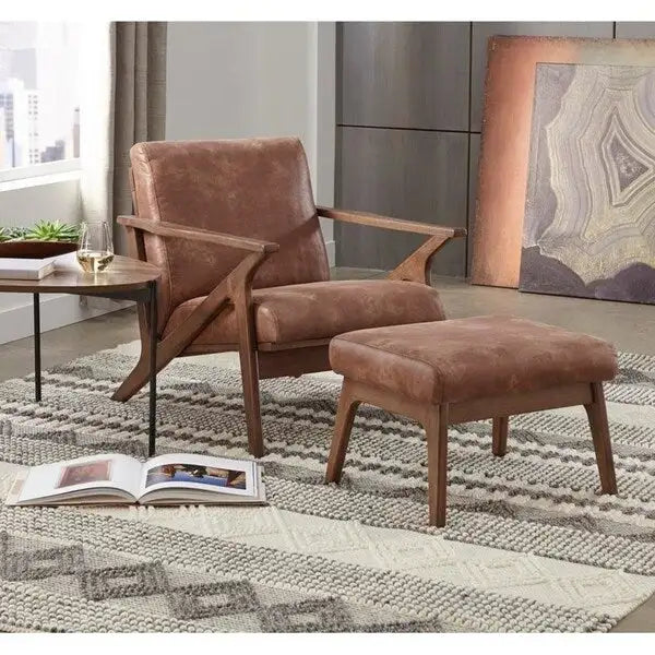 Juego de sala de estar de madera maciza Bianca de Simple Living
