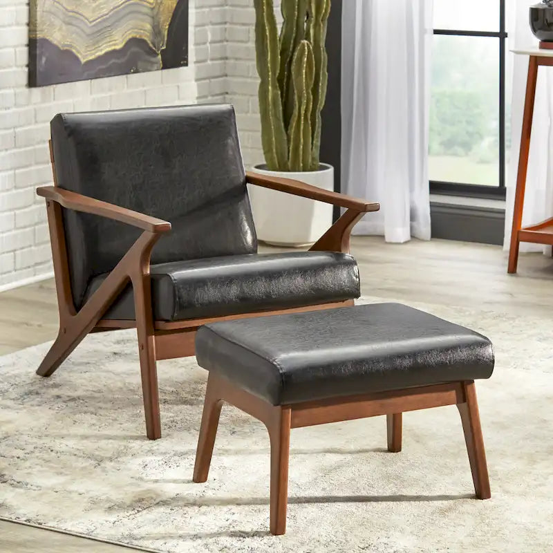 Juego de sala de estar de madera maciza Bianca de Simple Living