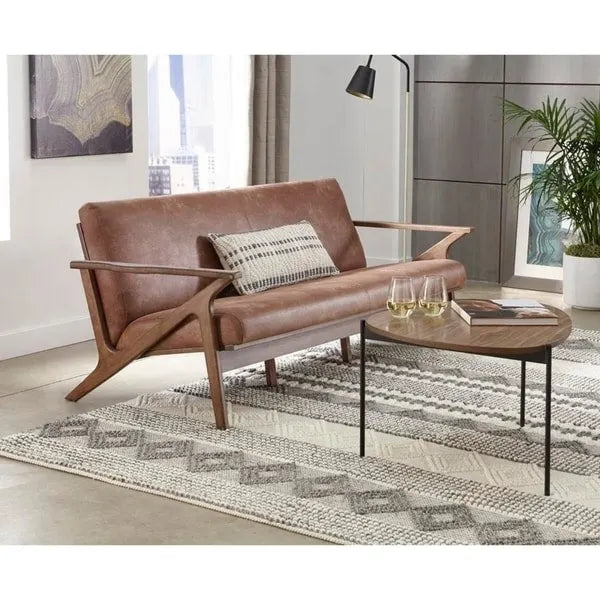 Juego de sala de estar de madera maciza Bianca de Simple Living