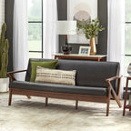 Juego de sala de estar de madera maciza Bianca de Simple Living