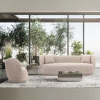Manhattan Comfort zeitgenössisches Siri Sofa- und Akzentsessel-Set mit Kissen