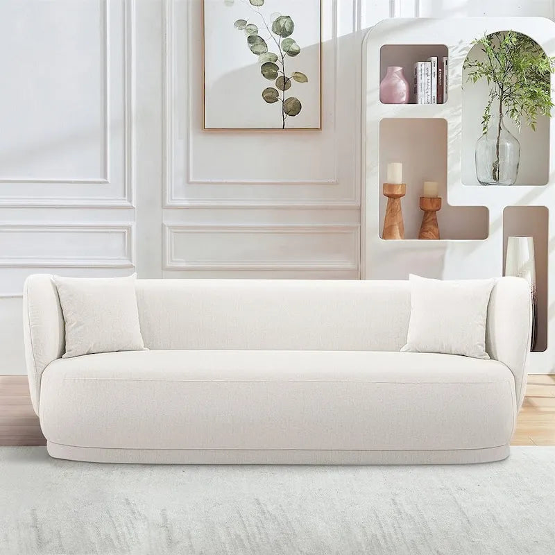 Manhattan Comfort zeitgenössisches Siri Sofa- und Akzentsessel-Set mit Kissen