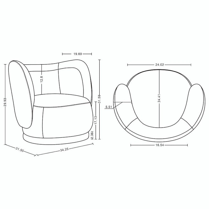 Manhattan Comfort zeitgenössisches Siri Sofa- und Akzentsessel-Set mit Kissen