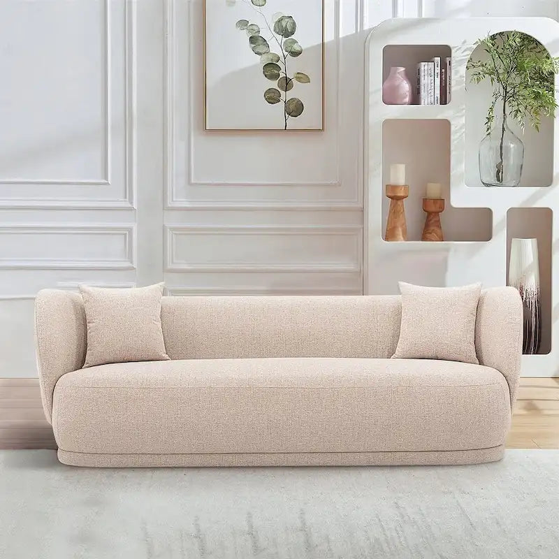 Manhattan Comfort zeitgenössisches Siri Sofa- und Akzentsessel-Set mit Kissen